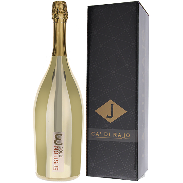 [ギフトボックス入り]イプシロン スプマンテ ブリュット ゴールド NV カ ディ ライオ 1500ml  [発泡白] [マグナム・大容量]