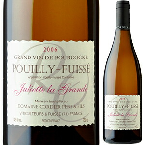 プイィ フュイッセ ジュリエット ラ グランド 2020 ドメーヌ コルディエ ペール エ フィス 750ml  [白]