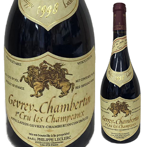 ジュヴレ シャンベルタン プルミエ クリュ シャンポー 1998 フィリップ ルクレール 750ml  [赤]