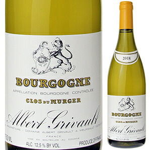 ブルゴーニュ ブラン クロ デュ ミュルジェ 2023 アルベール グリヴォ 750ml  [白]