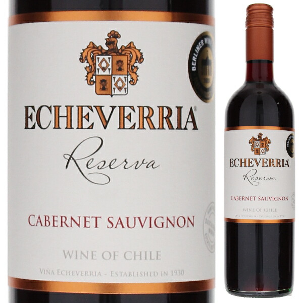 カベルネ ソーヴィニヨン レゼルヴァ 2021 ヴィーニャ エチェヴェリア 750ml  [赤]