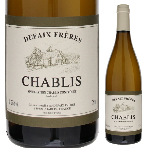 シャブリ 2021 ドメーヌ ベルナール ドゥフェ 750ml  [白]