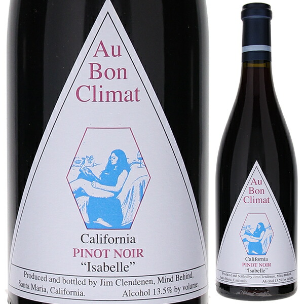 ピノ ノワール イザベル カリフォルニア 2022 オー ボン クリマ ワイナリー 750ml  [赤]