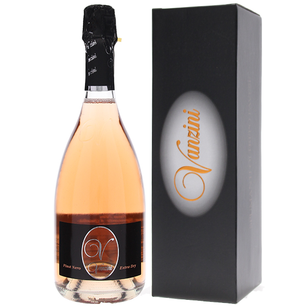 [ギフトボックス入り]ピノ ネロ スプマンテ エクストラ ドライ ロザート[ギフトボックス入り] NV ヴァンジーニ 750ml  [発泡ロゼ]