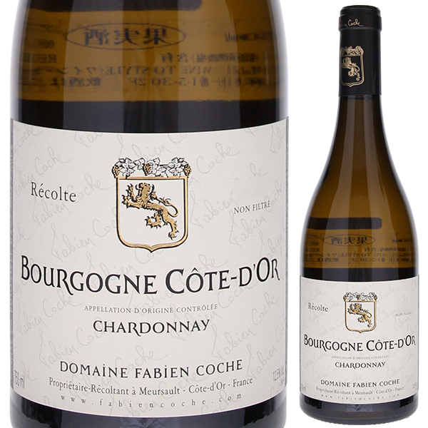 ブルゴーニュ コート ドール シャルドネ 2023 ドメーヌ ファビアン コシュ 750ml  [白]
