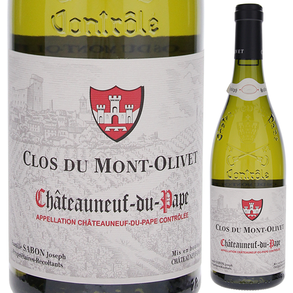 シャトーヌフ デュ パプ ブラン 2022 クロ デュ モン オリヴェ 750ml  [白]