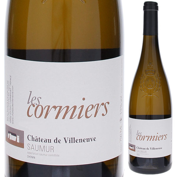 ソーミュール ブラン レ コルミエール 2021 シャトー ド ヴィルヌーヴ 750ml  [白]