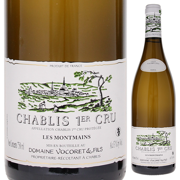 シャブリ プルミエ クリュ モンマン 2023 ドメーヌ ヴォコレ エ フィス 750ml  [白]
