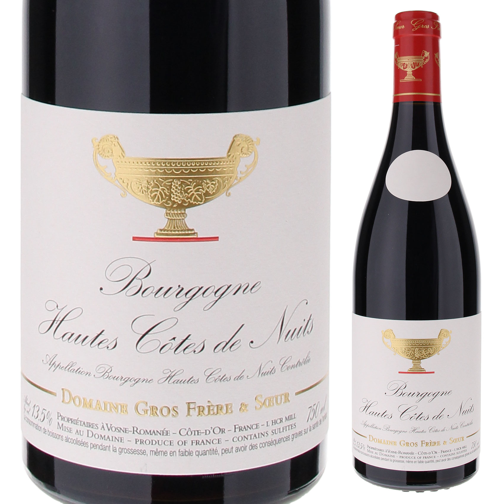 ブルゴーニュ オート コート ド ニュイ ルージュ 2023 ドメーヌ グロ フレール エ スール 750ml  [赤]