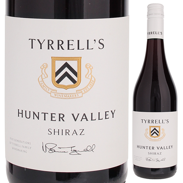ハンターヴァレー シラーズ 2021 ティレルズ 750ml  [赤] スクリューキャップ