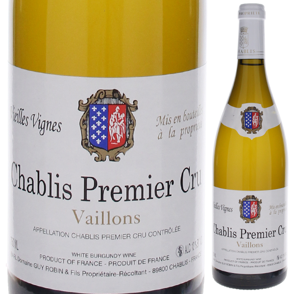 シャブリ プルミエ クリュ ヴァイヨン V.V. 2021 ドメーヌ ギィ ロバン 750ml  [白]