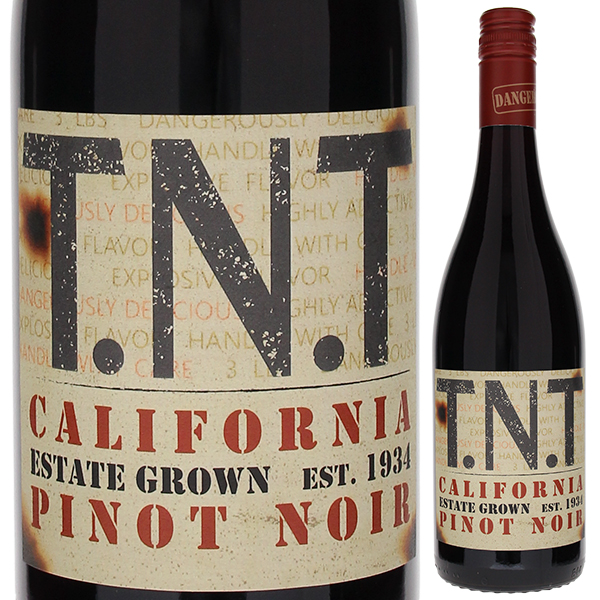 ピノ ノワール エステート グロウン カリフォルニア NV ティー エヌ ティー 750ml  [赤] スクリューキャップ