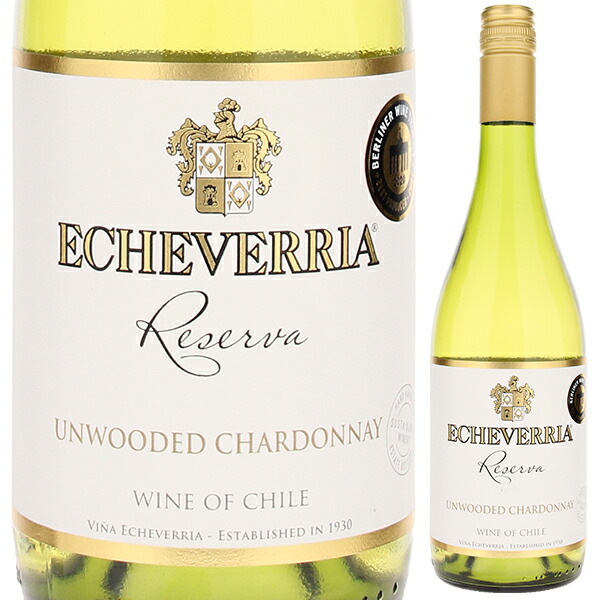 アンウッデッド シャルドネ レゼルヴァ 2023 ヴィーニャ エチェヴェリア 750ml  [白]