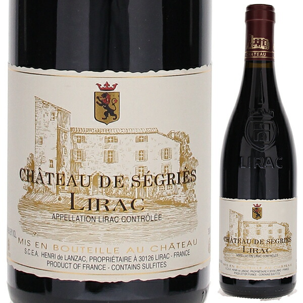 リラック ルージュ 2022 シャトー ド セグリエス 750ml  [赤]
