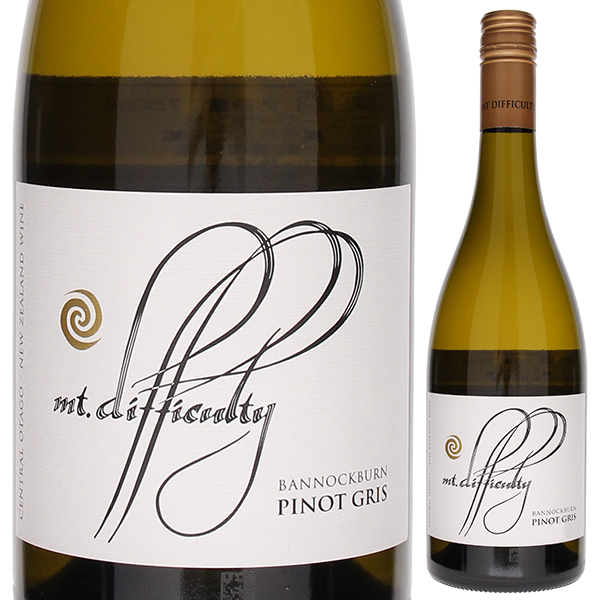 バノックバーン ピノ グリ 2023 マウント ディフィカルティ 750ml  [白]
