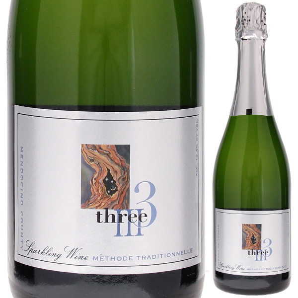 メンドシーノ カウンティ スパークリング ワイン NV スリー 750ml  [発泡白]