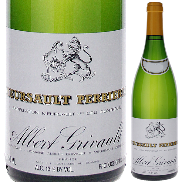 ムルソー プルミエ クリュ ペリエール 2022 アルベール グリヴォ 750ml  [白]