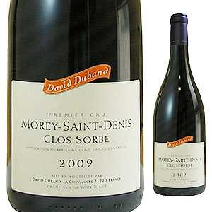 モレ サン ドニ プルミエ クリュ クロ ソルベ 2022 ドメーヌ ダヴィド デュバン 750ml  [赤]
