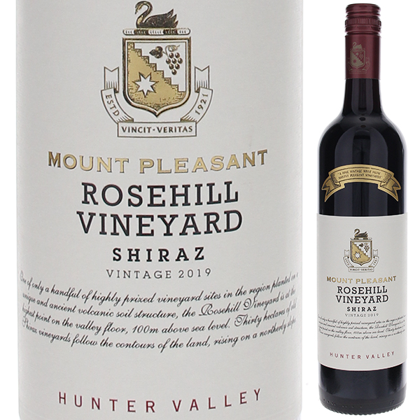 ローズヒル ヴィンヤード シラーズ 2019 マウント プレザント 750ml  [赤]