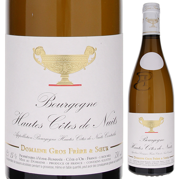 ブルゴーニュ オート コート ド ニュイ ブラン 2019 ドメーヌ グロ フレール エ スール 750ml  [白]