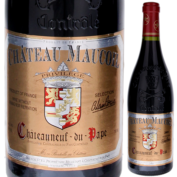 シャトーヌフ デュ パプ プリヴィレージュ 2001 シャトー モーコイユ 750ml  [赤]