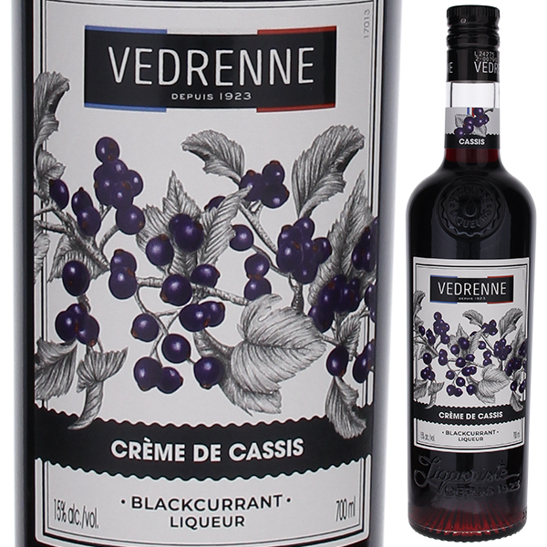 700ml クレーム ド カシス NV ヴェドレンヌ  [甘口リキュール]