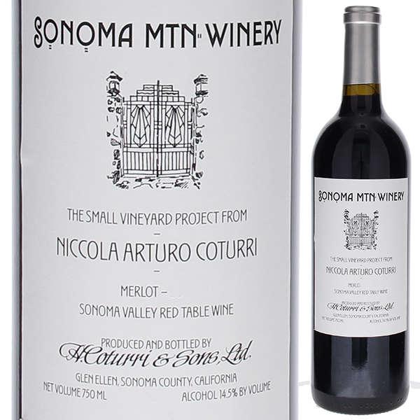 メルロー （ソノマ ＭＴＮ ワイナリー） 2018 H. コトゥーリ＆サンズ 750ml  [赤] 自然派