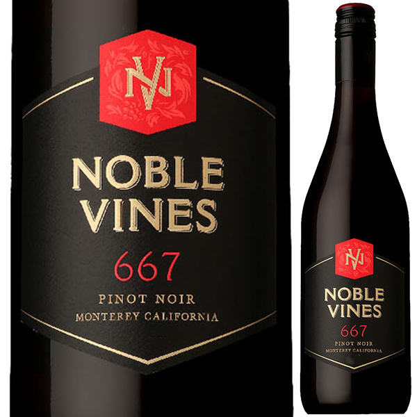 667 ピノ ノワール 2022 ノーブル ヴァインズ 750ml  [赤] スクリューキャップ