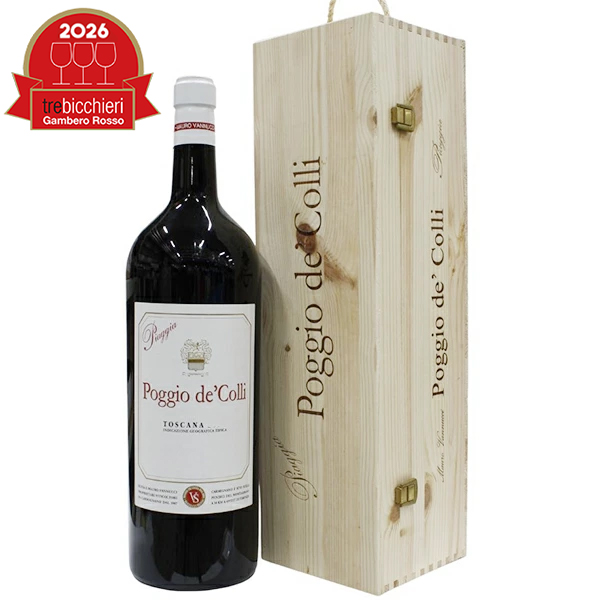 5000ml [木箱入り]ポッジョ デ コッリ 2022 ピアッジャ  [赤]