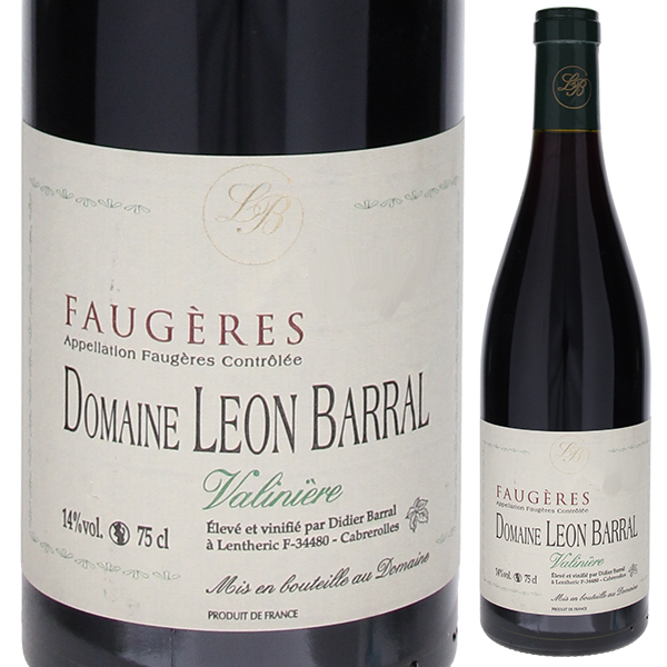 フォジェール ヴァリニエール 2012 ドメーヌ レオン バラル 750ml  [赤] 自然派