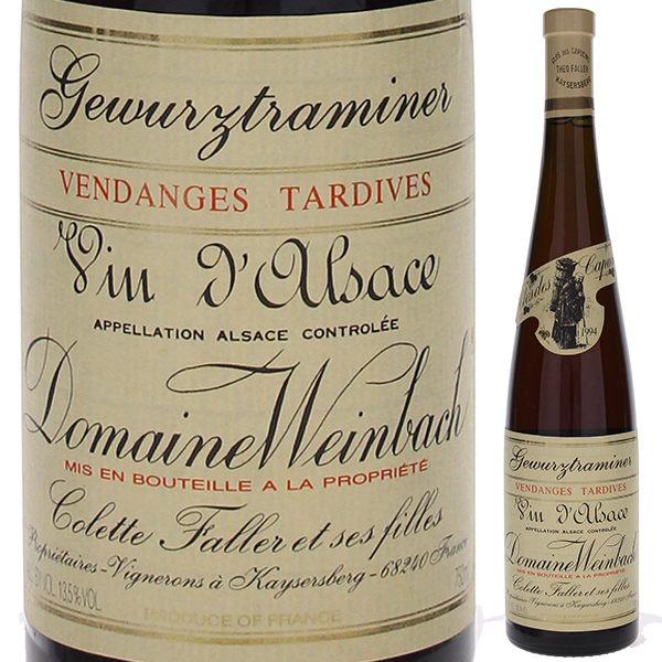 ゲヴュルツトラミネール ヴァンダンジュ タルディヴ 1994 ドメーヌ ヴァインバック 750ml  [甘口白]