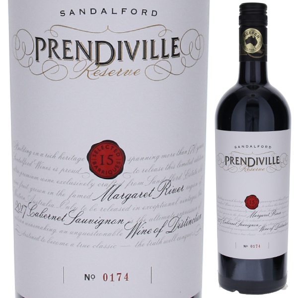 [4月3日(金)以降発送予定]プリンディヴィル リザーブ カベルネ ソーヴィニヨン 2018 サンダルフォード 750ml  [赤]