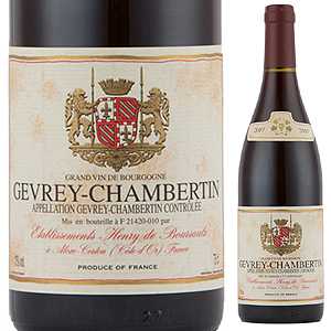 ジュヴレ シャンベルタン 2021 アンリ ド ブルソー 750ml  [赤]