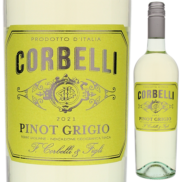 ピノ グリージョ テッレ シチリアーネ 2021 コルベッリ 750ml  [白]
