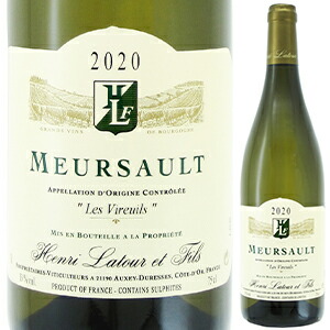 ムルソー レ ヴィルイユ 2023 アンリ ラツール 750ml  [白]