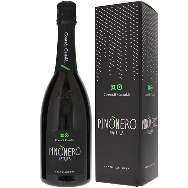 [ギフトボックス入り]フランチャコルタ ピノネロ ナトゥーラ（ギフトボックス） 2015 コンタディ カスタルディ 750ml  [発泡白]