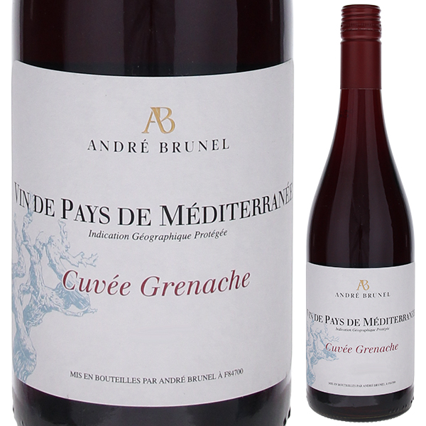 ヴァン ド ペイ ド メディテラネ ルージュ グルナッシュ 2023 アンドレ ブルネル 750ml  [赤]