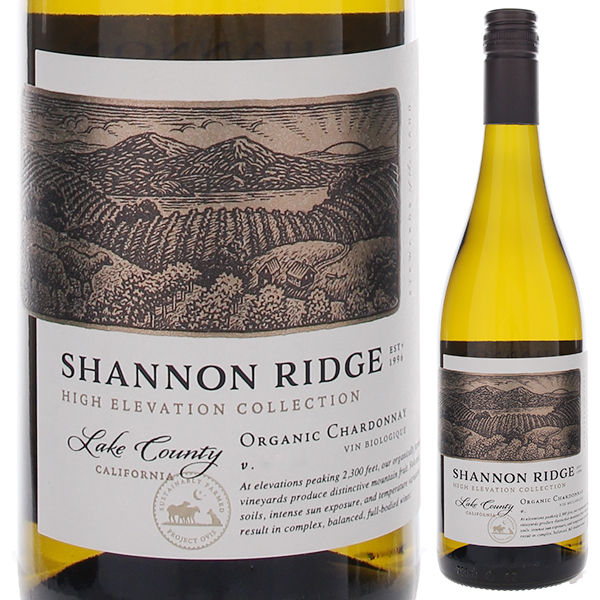 リッジ ハイ エレベーション シャルドネ 2022 シャノン ファミリー オブ ワインズ 750ml  [白]