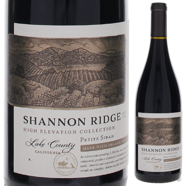 シャノン リッジ ハイ エレヴェーション プティット シラー 2023 シャノン ファミリー オブ ワインズ 750ml  [赤]