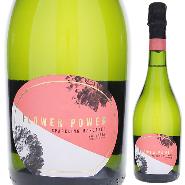 フラワー パワー スパークリング モスカテル NV アネコープ 750ml  [甘口発泡白]