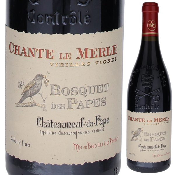 シャトーヌフ デュ パプ シャント ル メルル 2007 ドメーヌ ボスケ デ パプ 750ml  [赤]