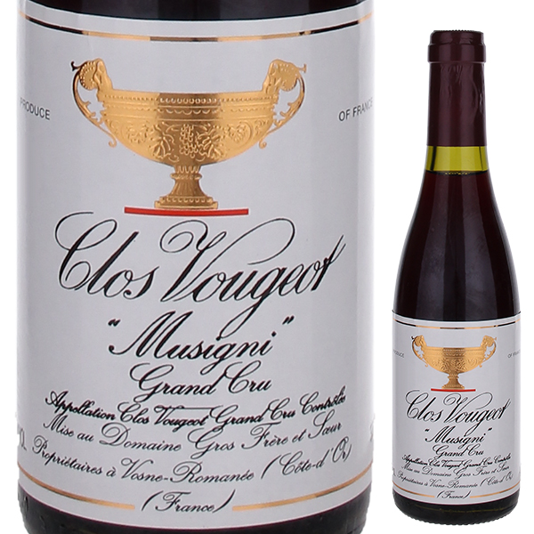 [375ml]クロ ド ヴージョ グラン クリュ ミュジニ 2004 ドメーヌ グロ フレール エ スール [赤] [ハーフボトル]