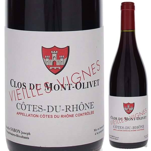 コート デュ ローヌ ルージュ V.V. 2021 クロ デュ モン オリヴェ 750ml  [赤]