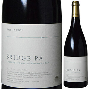 ブリッジ パ カベルネ フラン 2019 サム ハロップ 750ml  [赤] サステナブル農法