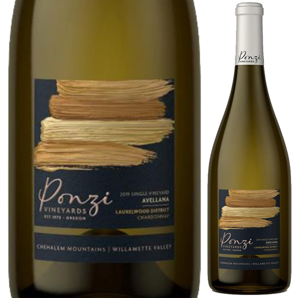 シャルドネ アヴェラナ ローレルウッド ディストリクト ウィラメット ヴァレー 2019 ポンジー ヴィンヤーズ 750ml  [白]