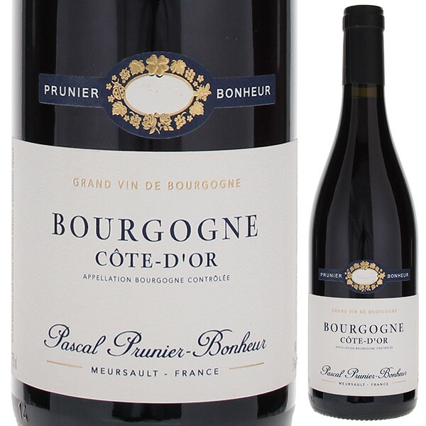 ブルゴーニュ コート ドール ルージュ 2022 パスカル プルニエ ボヌール 750ml  [赤]