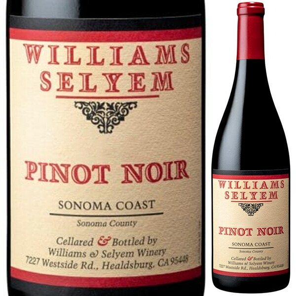 ソノマ コースト ピノ ノワール 2022 ウィリアムズ セリエム 750ml  [赤]