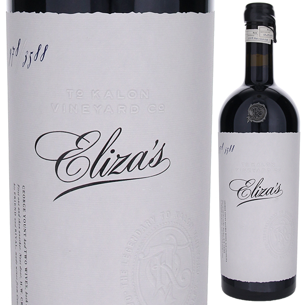 エリザス キュヴェ プロプライエタリー レッド ワイン 2018 ト カロン ヴィンヤード カンパニー 750ml  [赤]