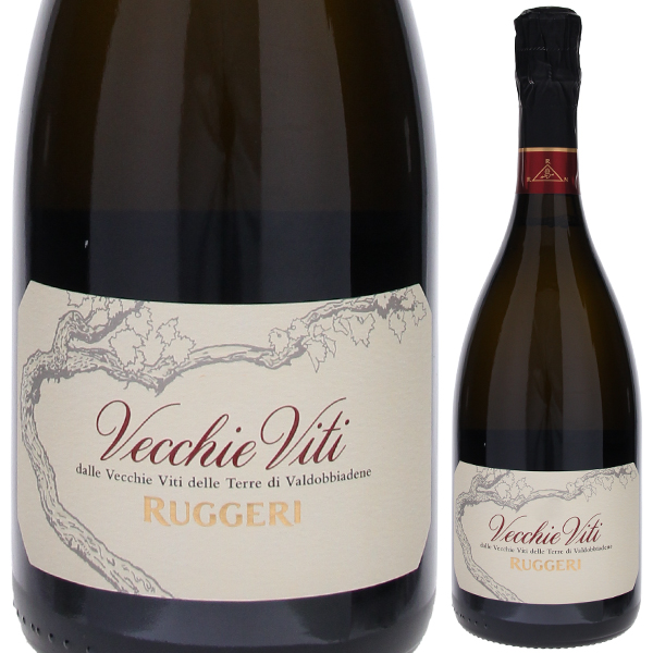 ヴェッキエ ヴィーティ ヴァルドッビアーデネ プロセッコ スペリオーレ ブリュット 2022 ルッジェーリ 750ml  [発泡白]