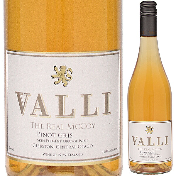 ザ リアル マッコイ ピノ グリ オレンジ ワイン 2022 ヴァリ ヴィンヤーズ 750ml  [白]